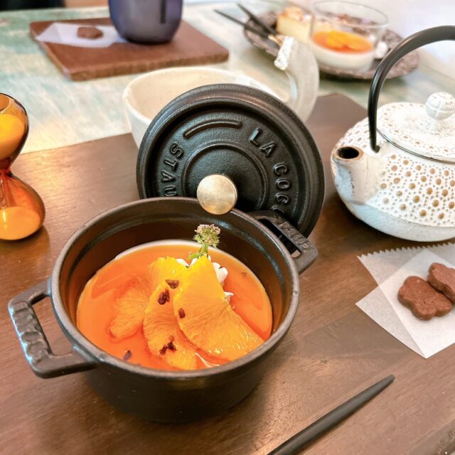多治見市｜隠れ家カフェでいただく南部鉄器で淹れるフレーバーティー