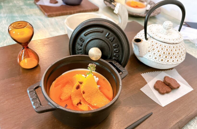 多治見市|隠れ家カフェでいただく南部鉄器で淹れるフレーバーティー
