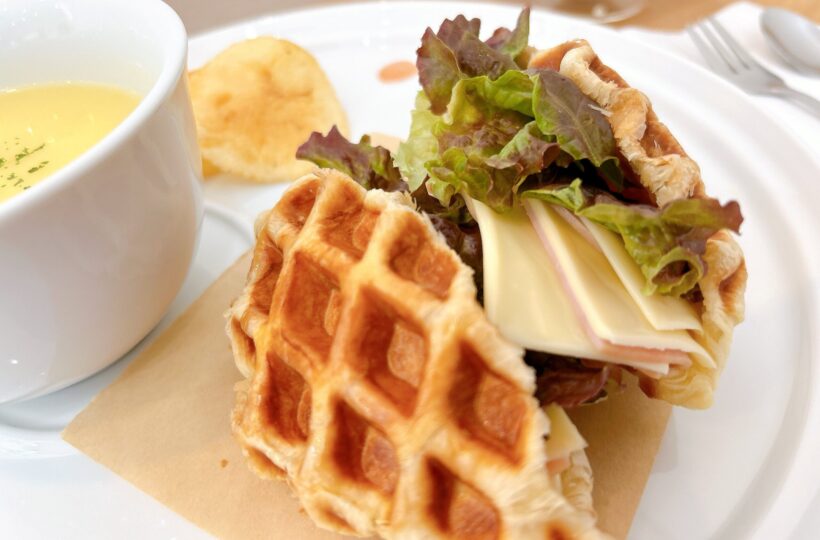 瑞浪市|甘いだけじゃない!韓国発祥のスイーツ!?クロッフルをいただけるカフェ