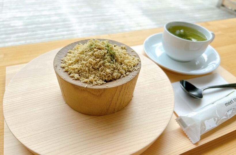中津川市｜気分は森林浴！木のぬくもりあふれる空間でいただく栗スイーツと専用茶