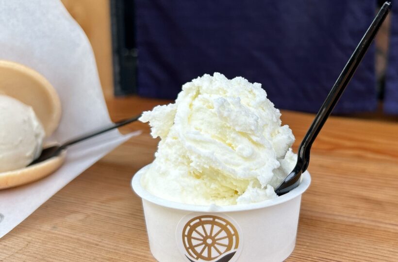 中津川市｜てくてく馬籠歩き② 食後にも休息にもおすすめな専門店のジェラート